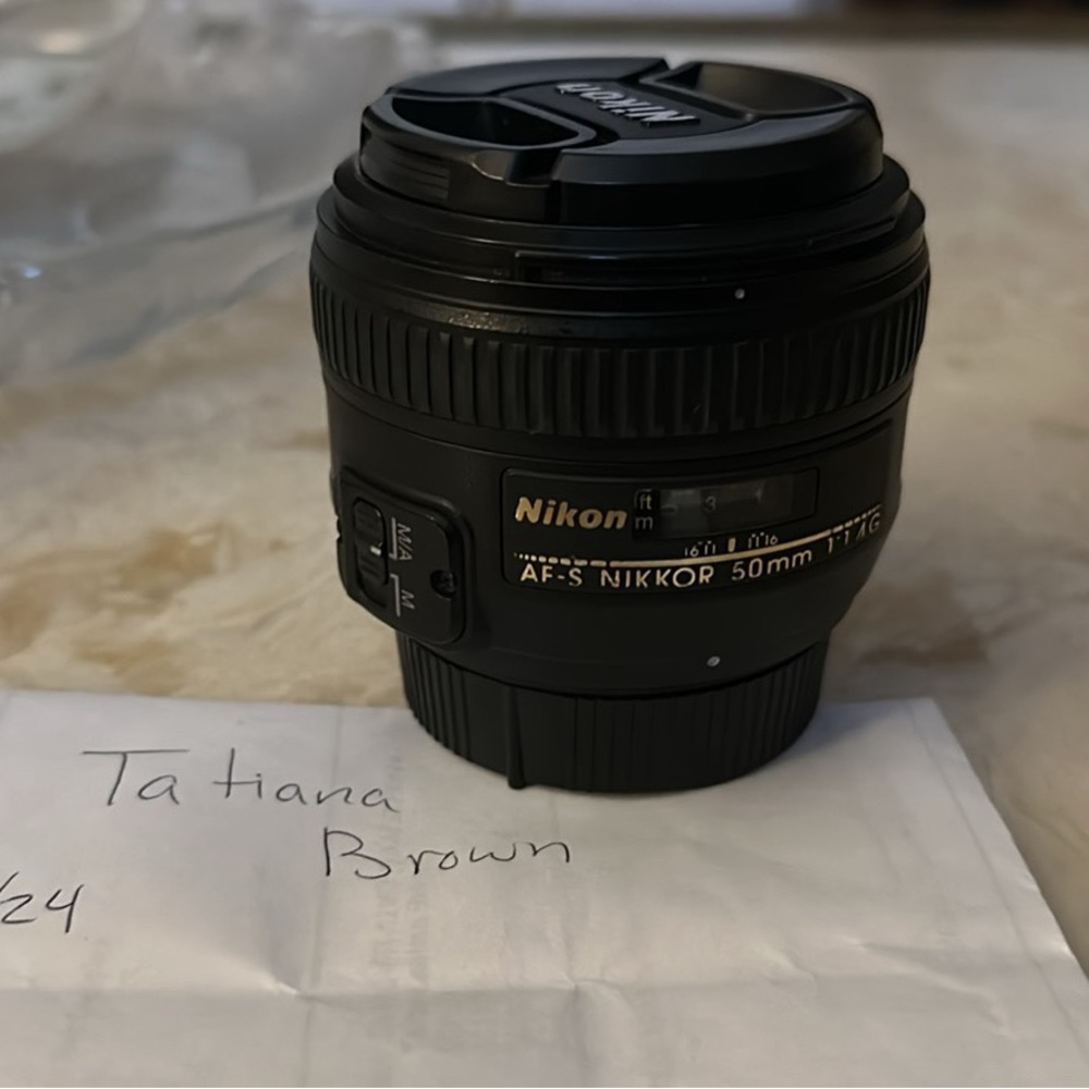 Nikon 50mm lens and Tamron 70-300mm lens
